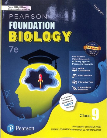 Book cover number 1 for Pearson Foundation Biology Class 9 (2025) written by NA published by Pearson Education