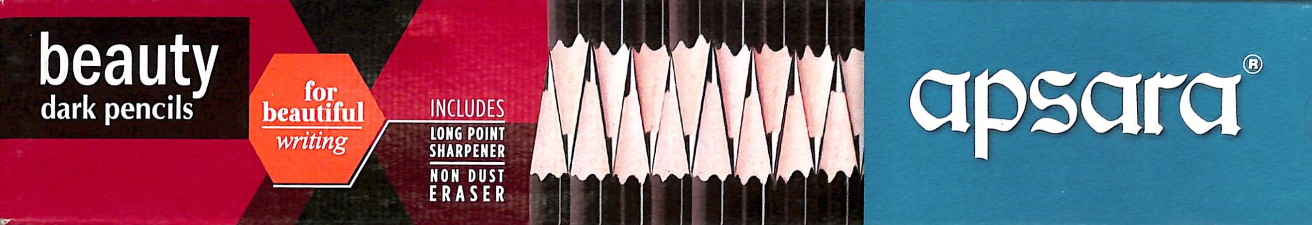 Stationery image 1 for Apsara Beauty Dark Pencils (Set Of 10 Pencils)