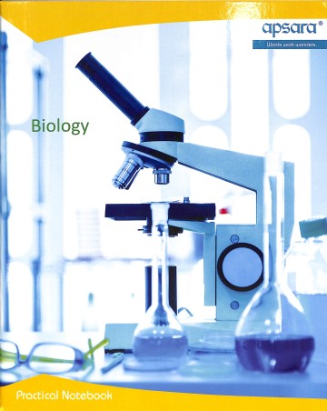 Stationery image 1 for Apsara Biology Practical Notebook Hard Bound 116 Pages (26.5 X 21.5 Cm)