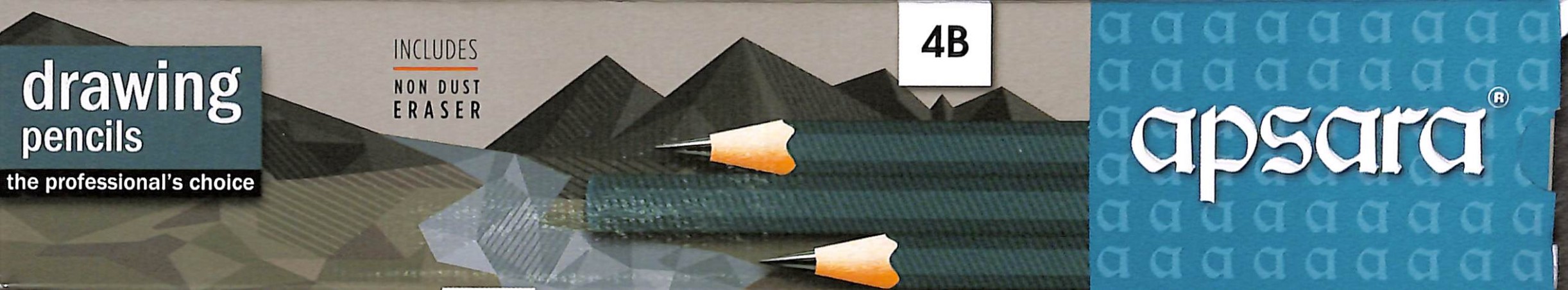 Stationery image 1 for Apsara Drawing Pencils 4B (Set Of 10 Pencils)