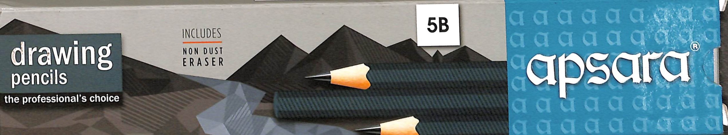 Stationery image 1 for Apsara Drawing Pencils 5B (Set Of 10 Pencils)