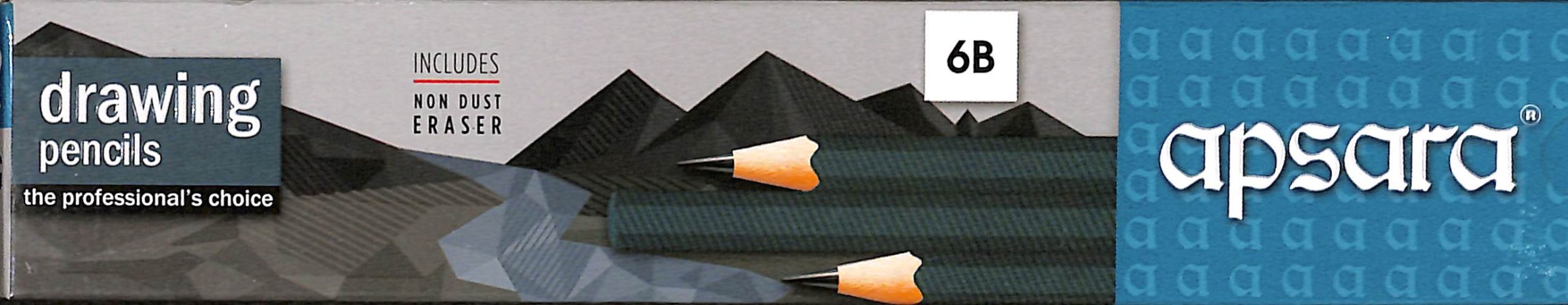 Stationery image 1 for Apsara Drawing Pencils 6B (Set Of 10 Pencils)
