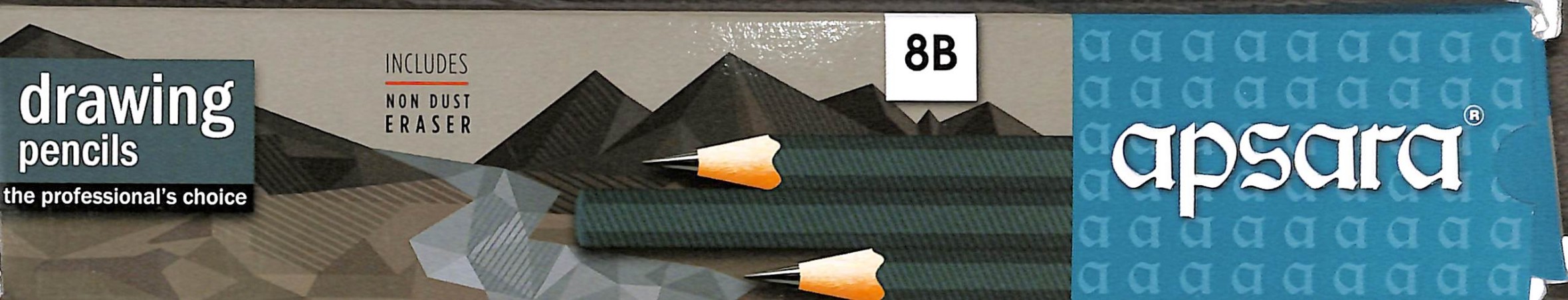 Stationery image 1 for Apsara Drawing Pencils 8B (Set Of 10 Pencils)