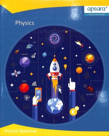 Stationery image 1 for Apsara Physics Practical Notebook Hard Bound 116 pages (26.5 X 21.5 Cm)