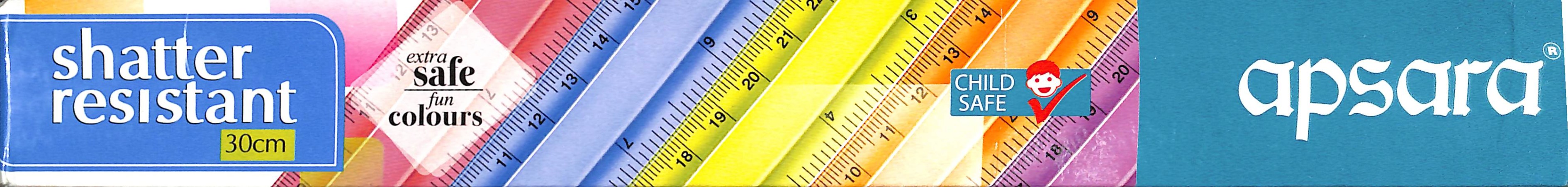 Stationery image 1 for Apsara Shatter Resistant 30 Cm (Set Of 10 Scales)