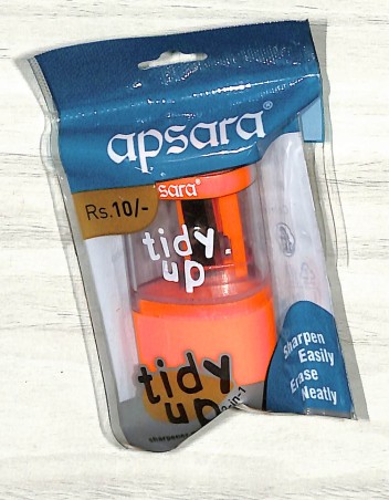 Stationery image 1 for Apsara Tidy Up Sharpener And Eraser Combo