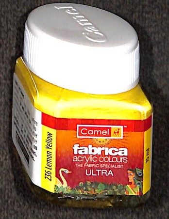 Stationery image 1 for Camel Acrylic Colour 236 Lemon Yellow 15ml