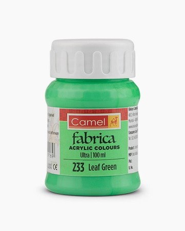 Stationery image 1 for Camel Acrylic Colours Leaf Green (233) 15 Ml