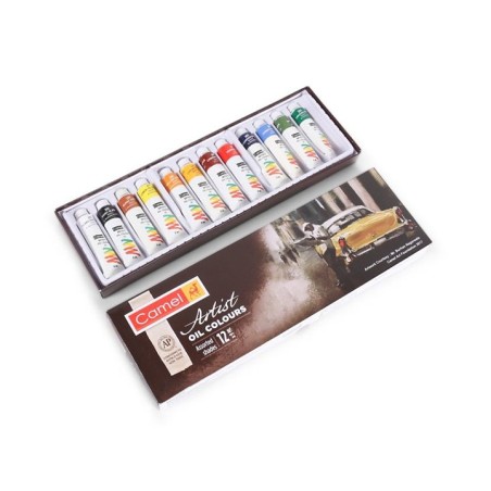 Stationery image 1 for Camel Artish Oil Colours Assorted Shades (12 X 9 ML)