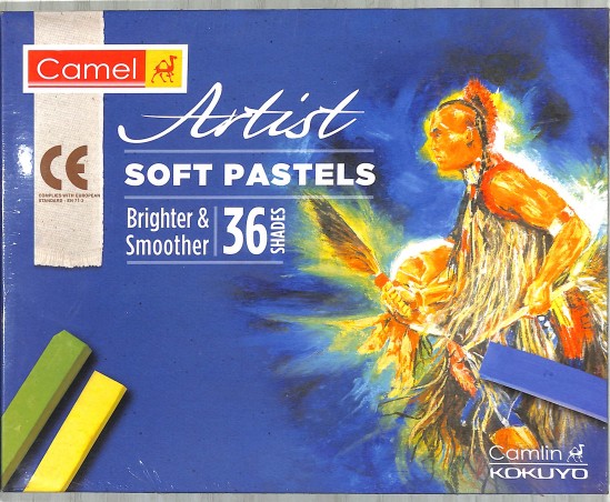 Stationery image 1 for Camel Artist Soft Pastels (36 Shades) Brighter & Smoother