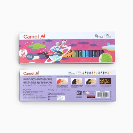 Stationery image 1 for Camel Oil Pastels 25 Shades