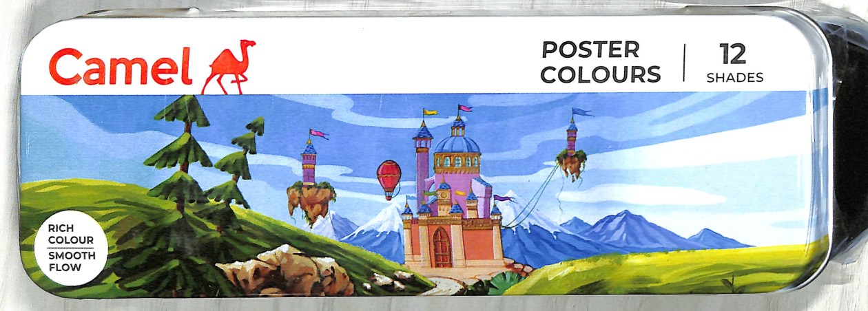 Stationery image 1 for Camel Poster Colours 12 Shades