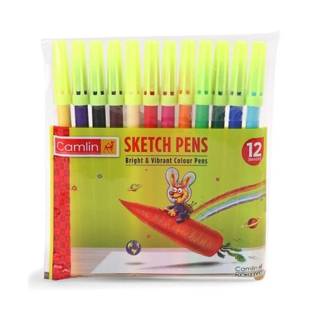 Stationery image 1 for Camel Sketch Pens (12 Shades)