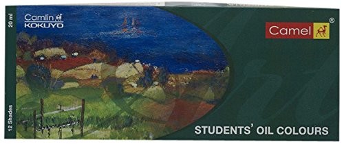 Stationery image 1 for Camel Students' Oil Couours 12 Assorted Shades (20 ML)