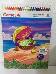 Stationery image 1 for Camel Wax Crayons Jumbo Smooth & Bright Colours 26 Shades