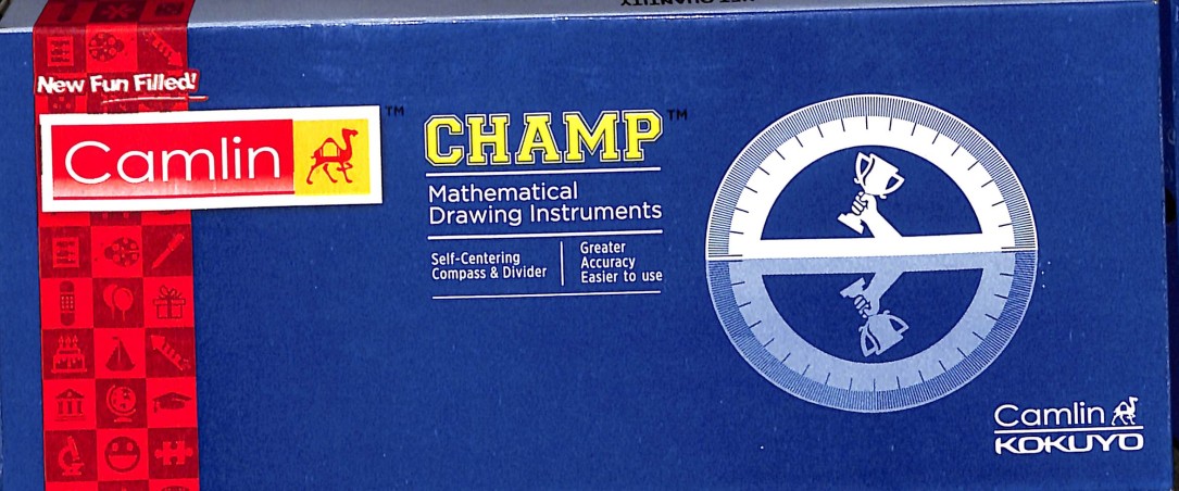 Stationery image 1 for Camlin Champ Mathematical drawing Instruments