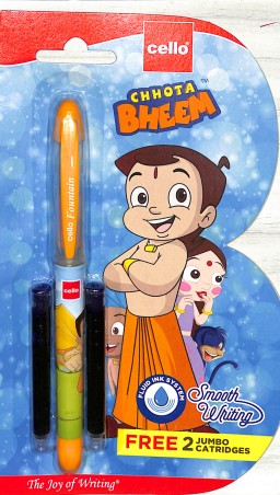 Stationery image 1 for Cello Chhota Bheem Smooth Writing Fountain Pen