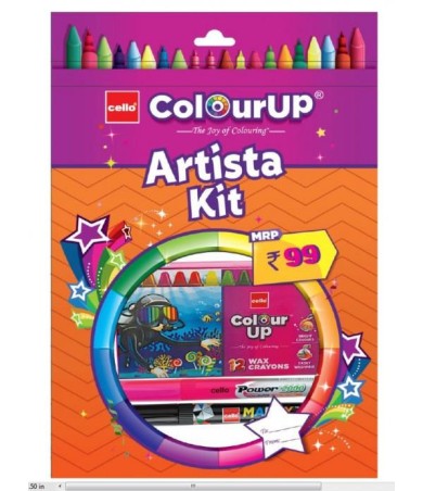Stationery image 1 for Cello Colour Up Artista Kit