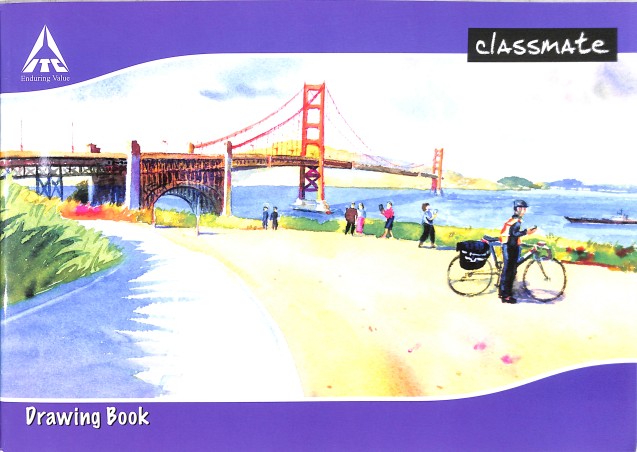 Stationery image 1 for Classmate Drawing Book 92 Pages Unruled  (21 X 29.7 Cm)