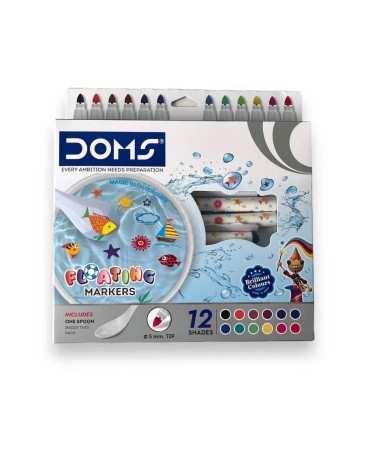 Stationery image 1 for Doms Floating Markers 12 Shade