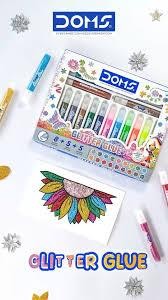 Stationery image 1 for Doms Glitter Glue 18 Colours