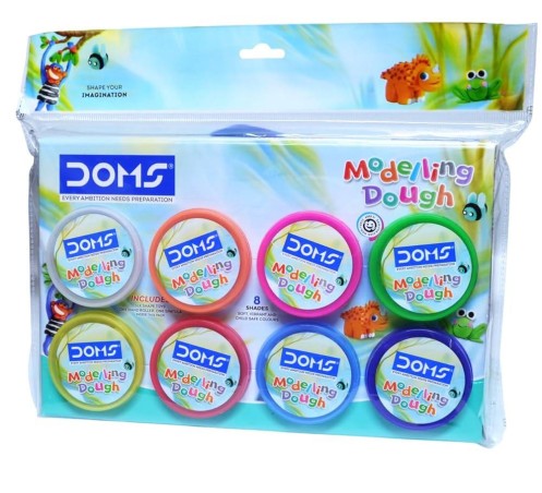 Stationery image 1 for Doms Modelling Dough 8 Shade