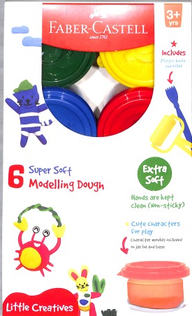 Stationery image 1 for Faber Castell 6 Modelling Dough