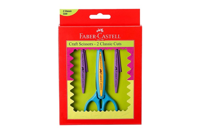 Stationery image 1 for Faber Castell Craft Scissors 2 Classic Cuts