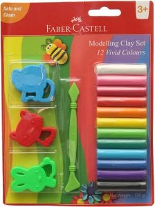 Stationery image 1 for Faber Castell Modelling Clay Set 12 Vivid Colours