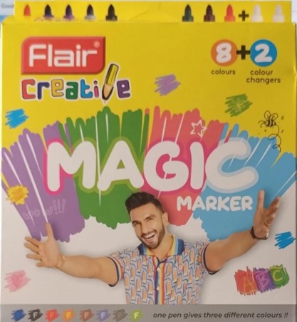 Stationery image 1 for Flair Creative Magic Marker 8+2 Colours