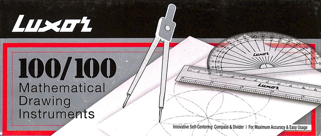 Stationery image 1 for Luxor 100/100 Mathematical Drawing Instuments
