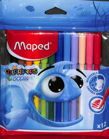 Stationery image 1 for Maped Colourpeps Ocean 12