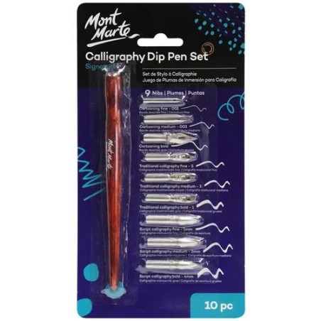 Stationery image 1 for Mont marte Calligraphy Dip Pen Set