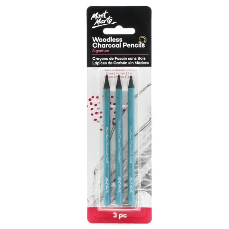 Stationery image 1 for Mont Marte Woodless Charcoal Pencils