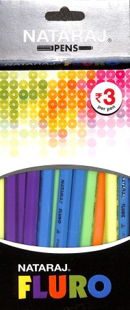 Stationery image 1 for Nataraj Fluro (Set of 20 Pens)