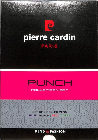 Stationery image 1 for Pierre Cardin Punch Roller Pen Set (Set Of 4 Roller Pens)