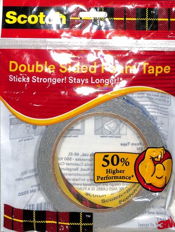 Stationery image 1 for Scotch Double Sided Foam Tape (1.8 cm X 3m)